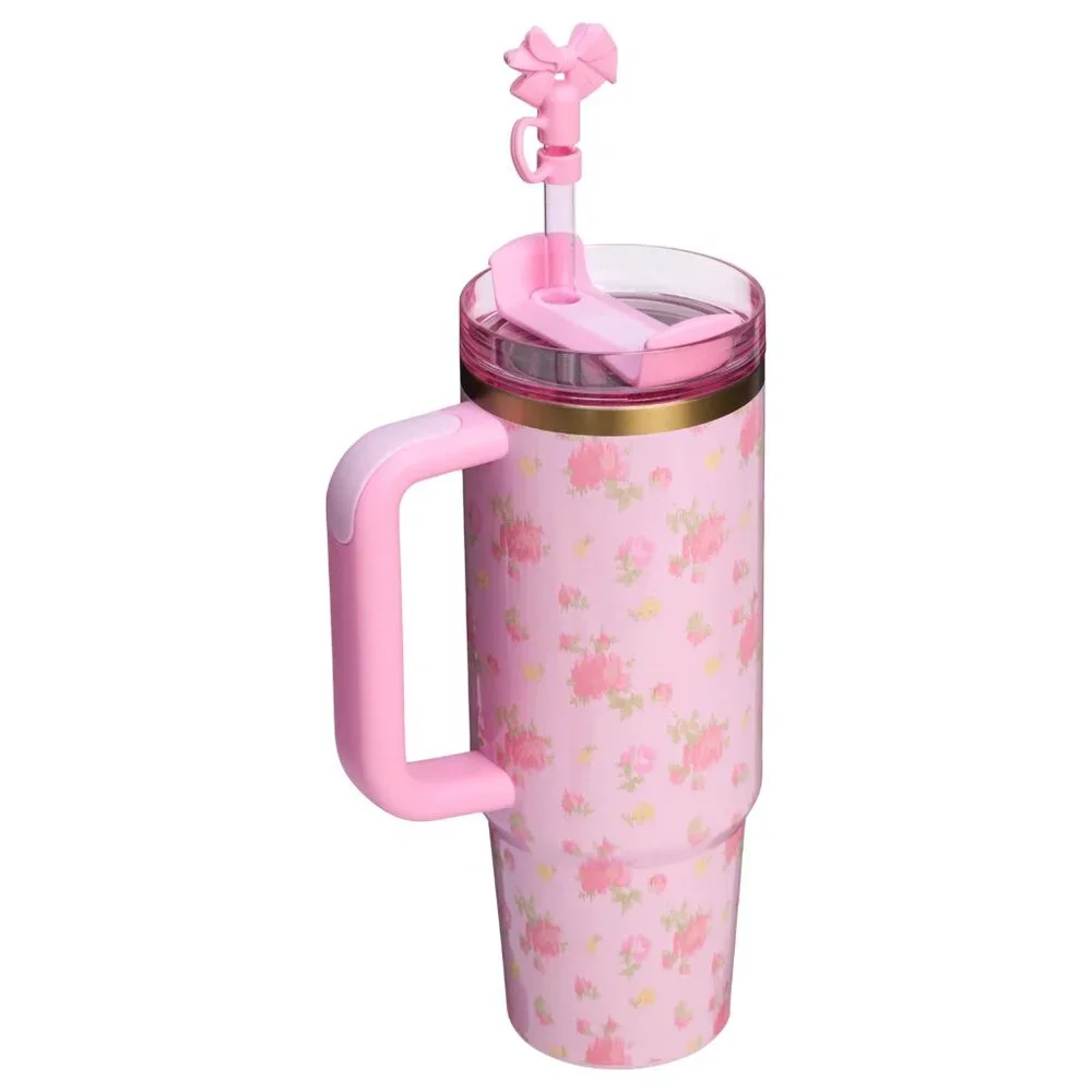 Stanley 30 oz Love Shack Fancy Quencher Flowstate Tumbler Ibiza Sunset - Picture 3 of 4